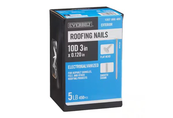 Coil Roofing Nails (10 D) 3"