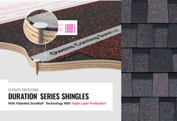 Owens Corning TruDefinition Duration Midnight Plum